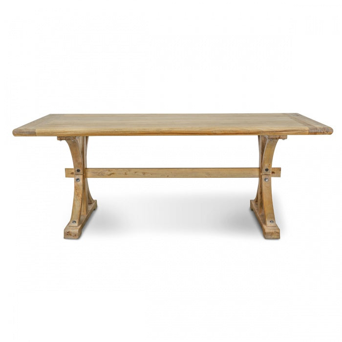 Elm Majesty 2m Oak Dining Table - House of Hyne