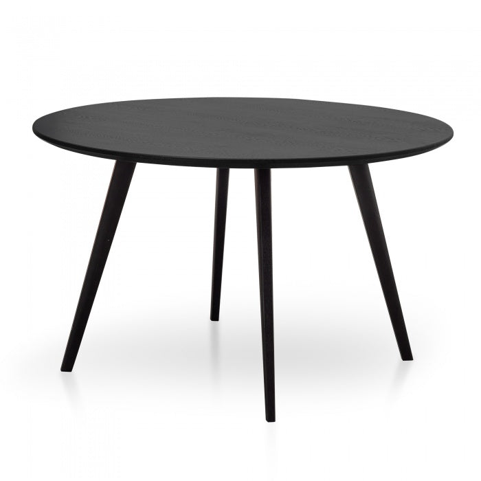 Alethea Veneer Wooden Dining Table - Full Black 1.2m - Notbrand