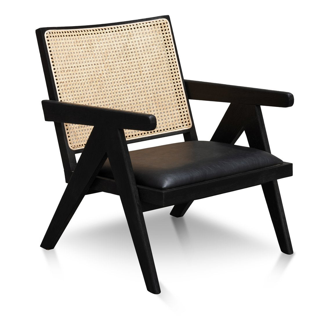 Evelyn Rattan Armchair - Black - Notbrand