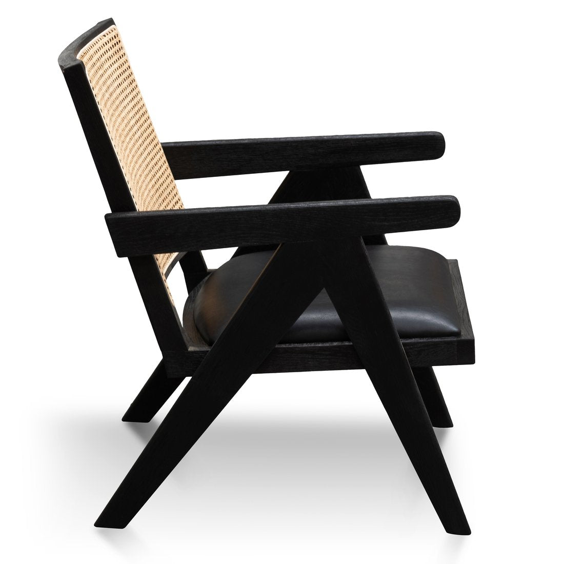 Evelyn Rattan Armchair - Black - Notbrand