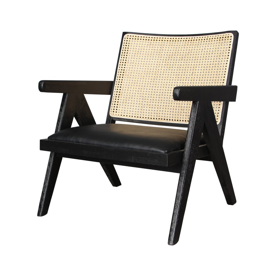 Evelyn Rattan Armchair - Black - Notbrand