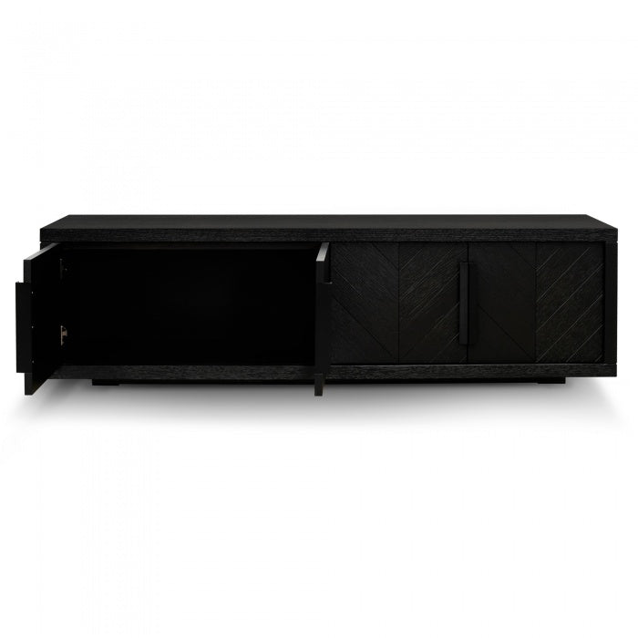 Ebony Illusion 1.8m Hiram TV Unit - House of Hyne