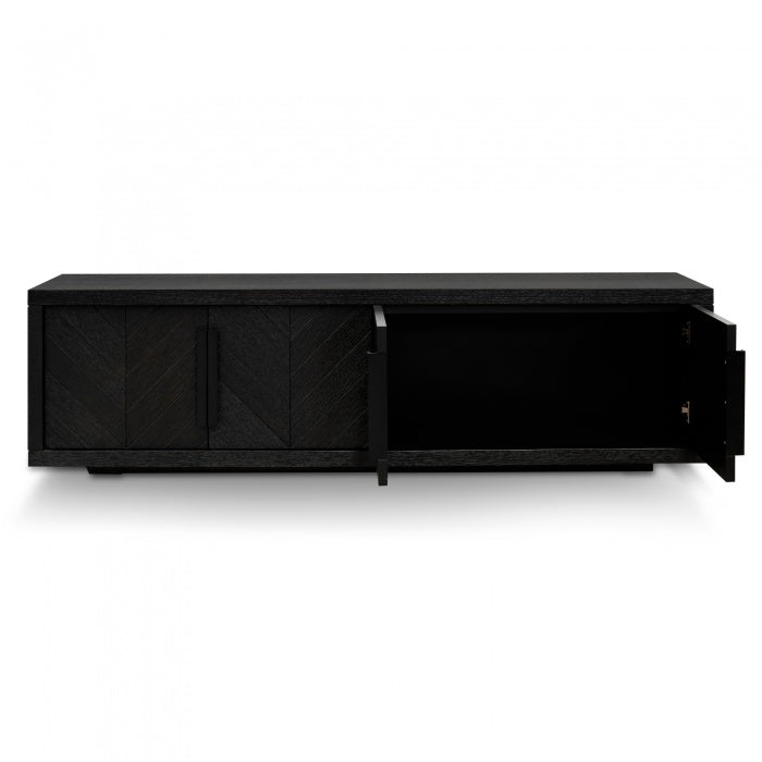 Ebony Illusion 1.8m Hiram TV Unit - House of Hyne