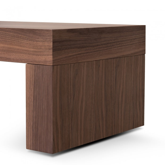 Zoa Extendable Entertainment TV Unit - Walnut - Notbrand