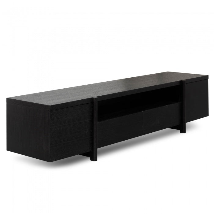 Metropolitan Black Oak Lowline TV Unit  - House of Hyne