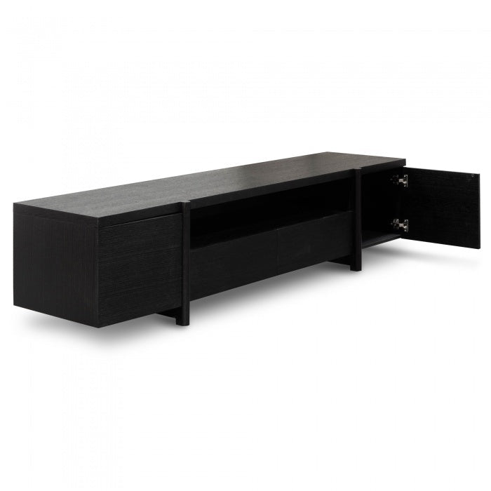 Metropolitan Black Oak Lowline TV Unit  - House of Hyne