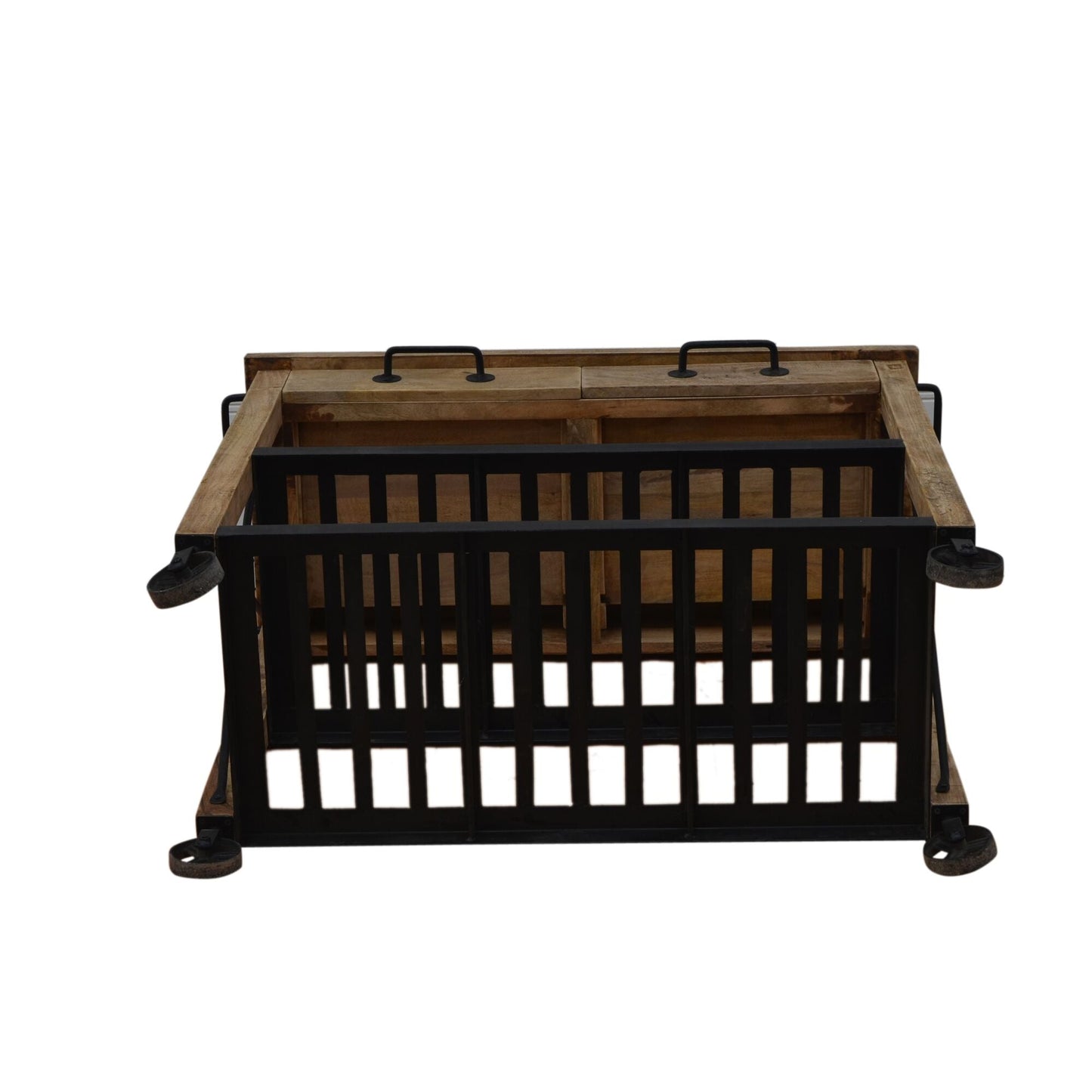 Apollo Iron & Reclaimed Hardwood Kitchen Cart  - House of Hyne