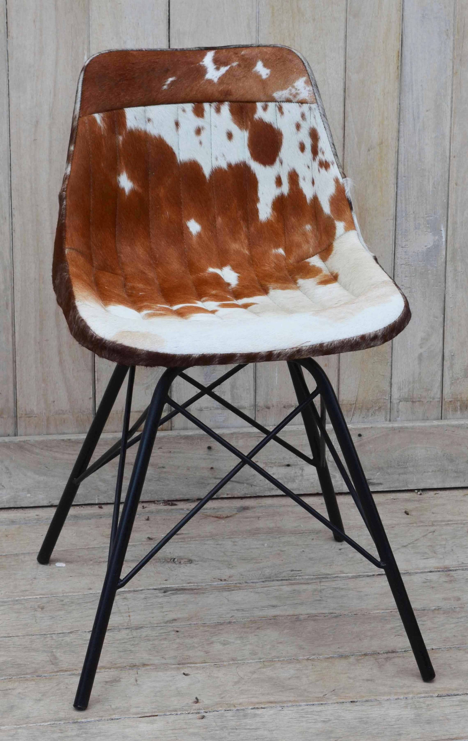 Eames Style Cowhide Chair - Notbrand